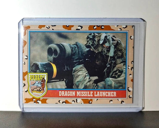 Dragon Missile Launcher 1991 Topps Desert Storm #105 Card - Non-Sports Card Single