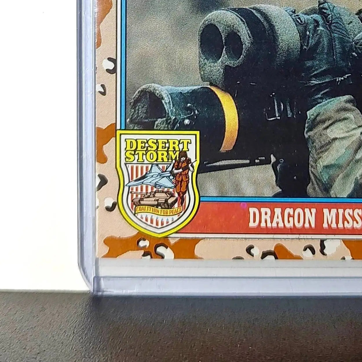Dragon Missile Launcher 1991 Topps Desert Storm #105 Card - Non-Sports Card Single