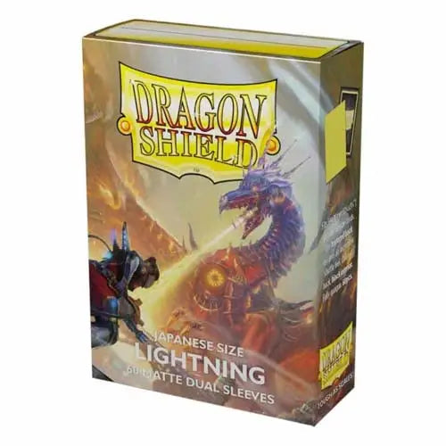 Dragon Shield: Japanese Dual Sleeves - Lightning (60ct) - Gaming Supplies - Card Sleeves