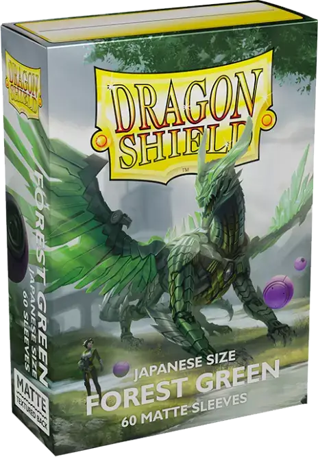 Dragon Shield Japanese Sized Sleeves - Forest Green 60ct - Card Supplies