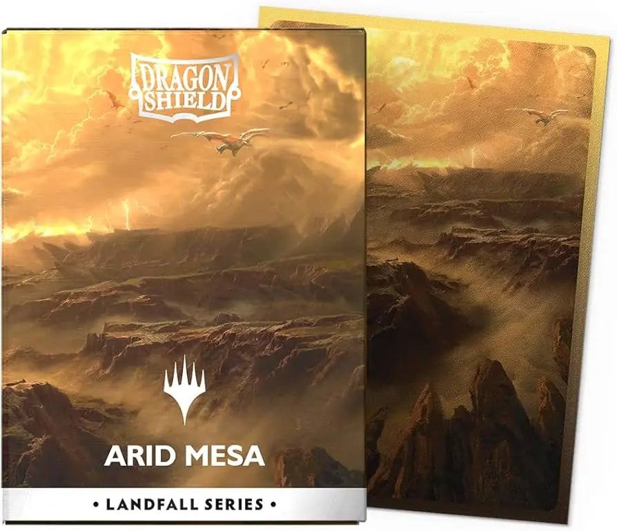 Dragon Shield ’Landfall Series’ - Arid Mesa - Matte Dual Art Sleeves 100ct - Gaming Supplies - Card Sleeves