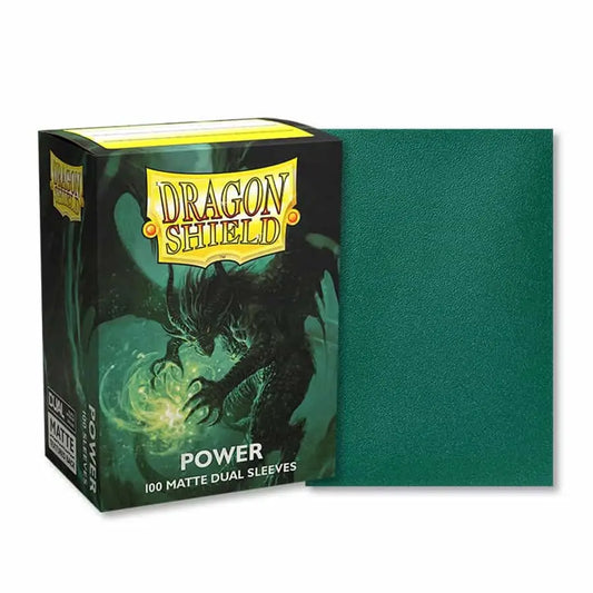 Dragon Shield Matte DUAL Sleeve - ’Power’ 100ct - Card Supplies