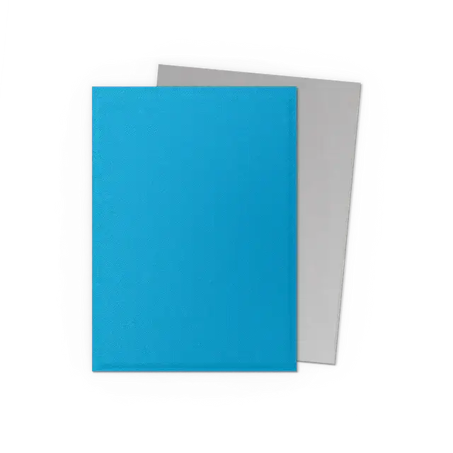 Dragon Shield Matte Dual Sleeve - Sky Blue & Silver 100ct - Gaming Supplies - Card Sleeves