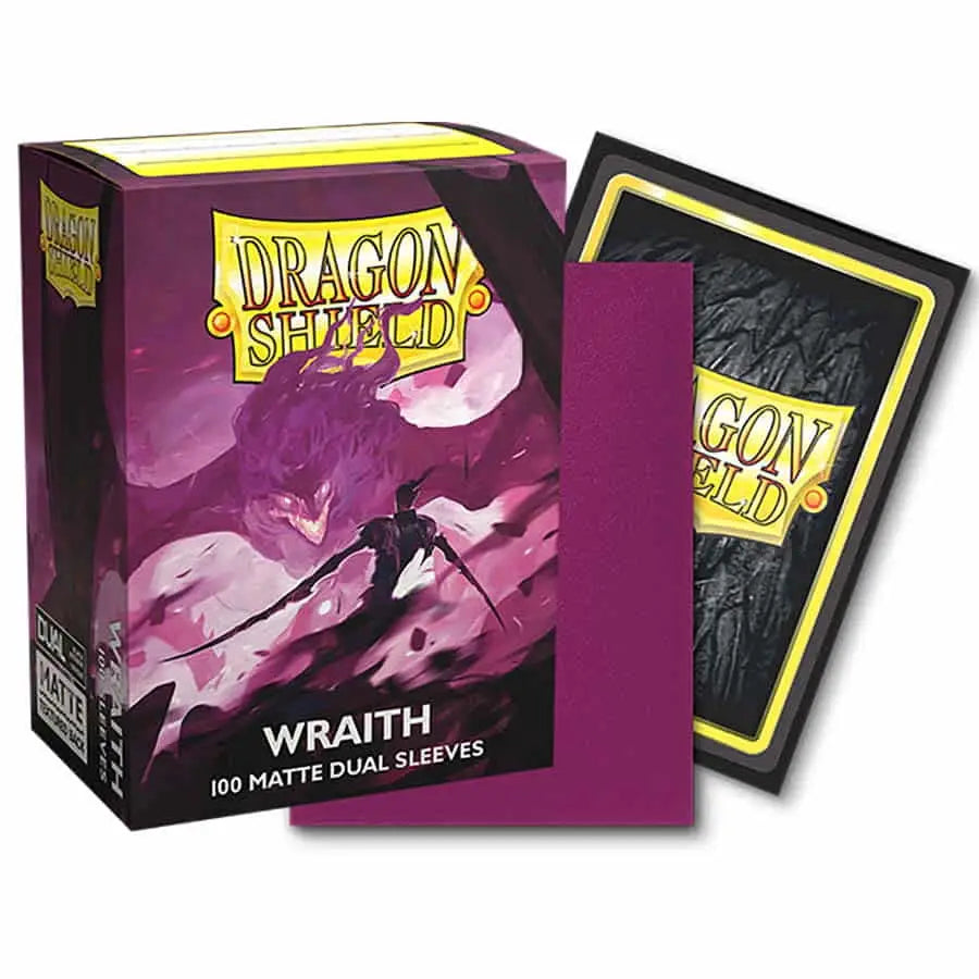 Dragon Shield Matte Dual Sleeves - ’Wraith’ 100ct - Gaming Supplies - Card Sleeves