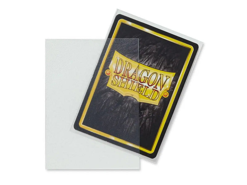 Dragon Shield Matte Sleeve - Clear ‘Angrozh’ 100ct - Gaming Supplies - Card Sleeves