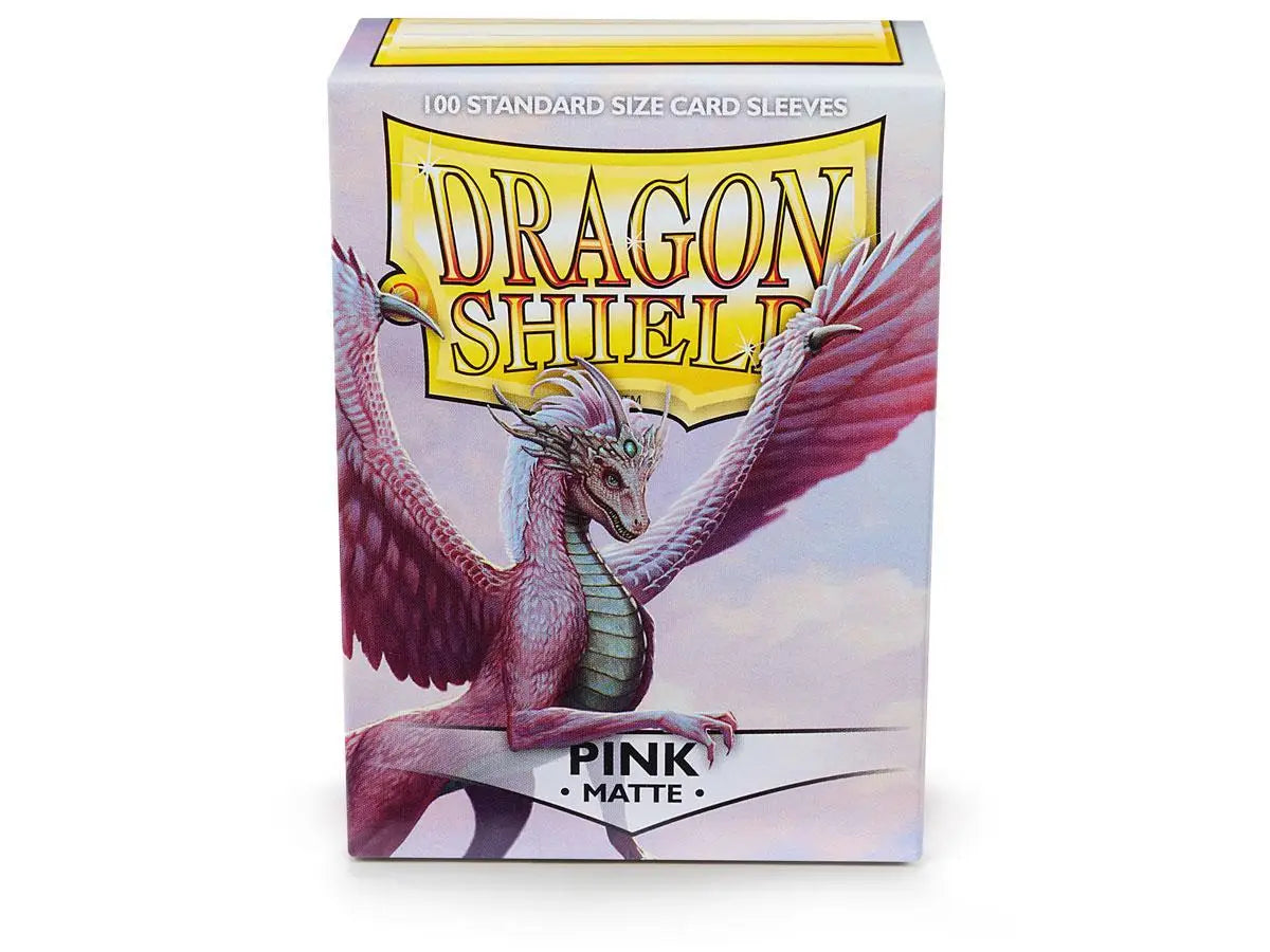 Dragon Shield Matte Sleeve - Pink ‘Christa’ 100ct - Gaming Supplies - Card Sleeves