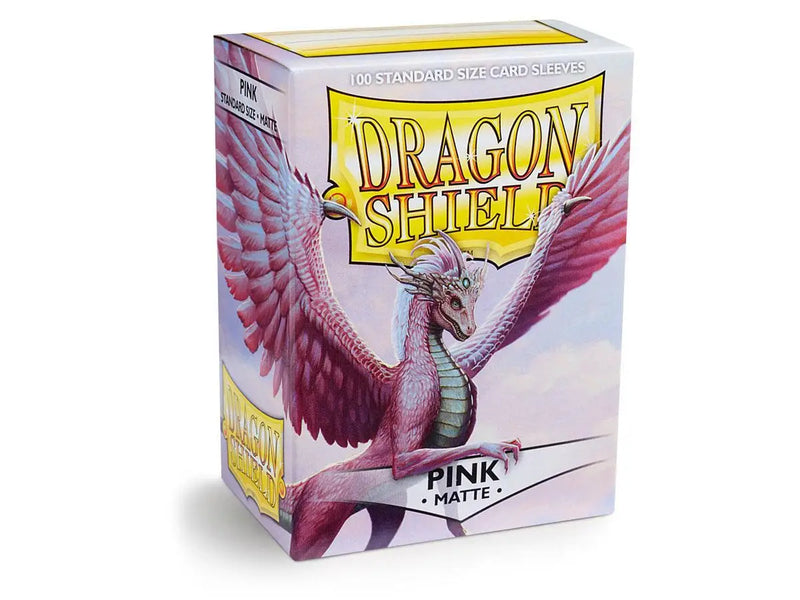 Dragon Shield Matte Sleeve - Pink ‘Christa’ 100ct - Gaming Supplies - Card Sleeves