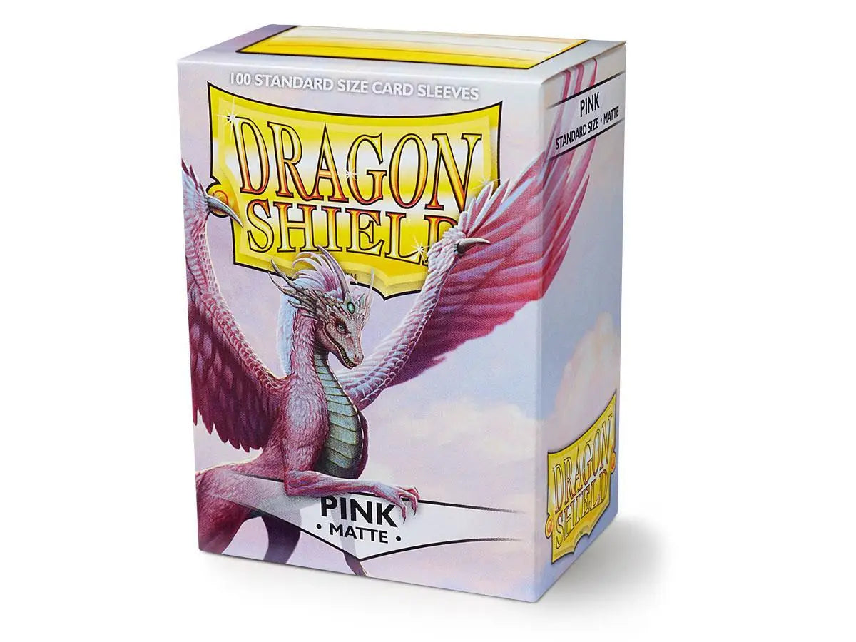 Dragon Shield Matte Sleeve - Pink ‘Christa’ 100ct - Gaming Supplies - Card Sleeves