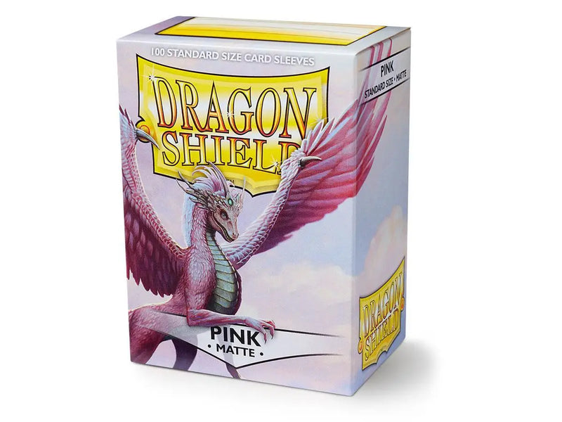Dragon Shield Matte Sleeve - Pink ‘Christa’ 100ct - Gaming Supplies - Card Sleeves