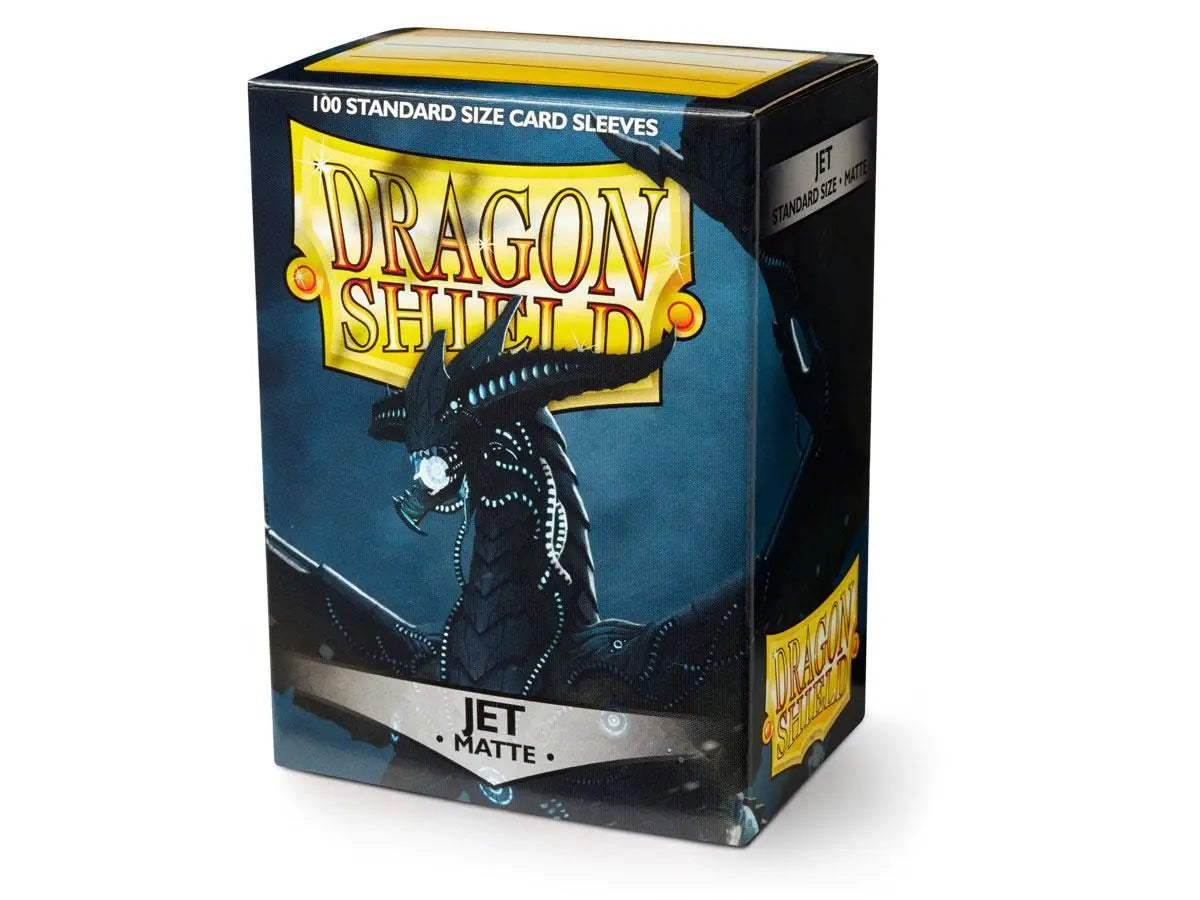 Dragon Shield Matte Sleeves - Jet ‘Bodom’ 100ct - Gaming Supplies - Card Sleeves
