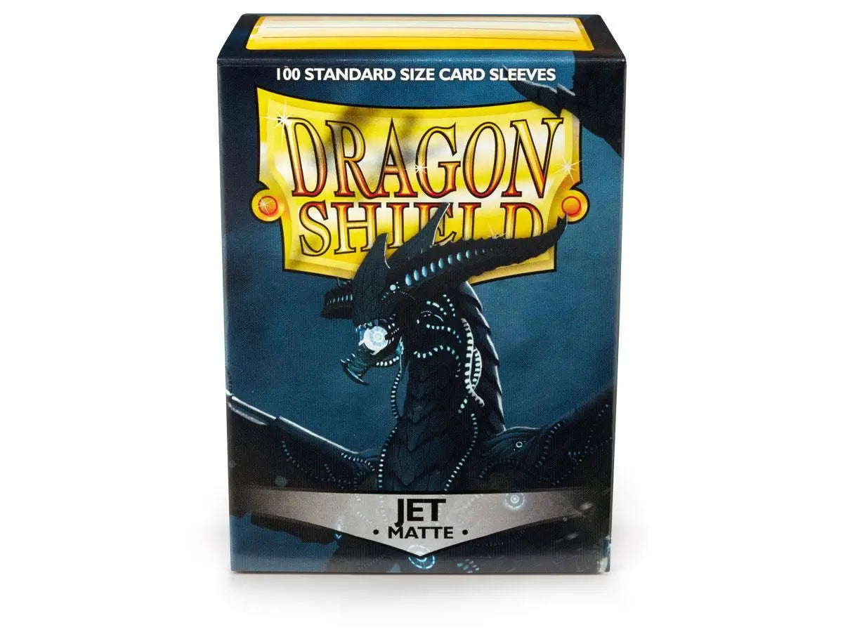 Dragon Shield Matte Sleeves - Jet ‘Bodom’ 100ct - Gaming Supplies - Card Sleeves
