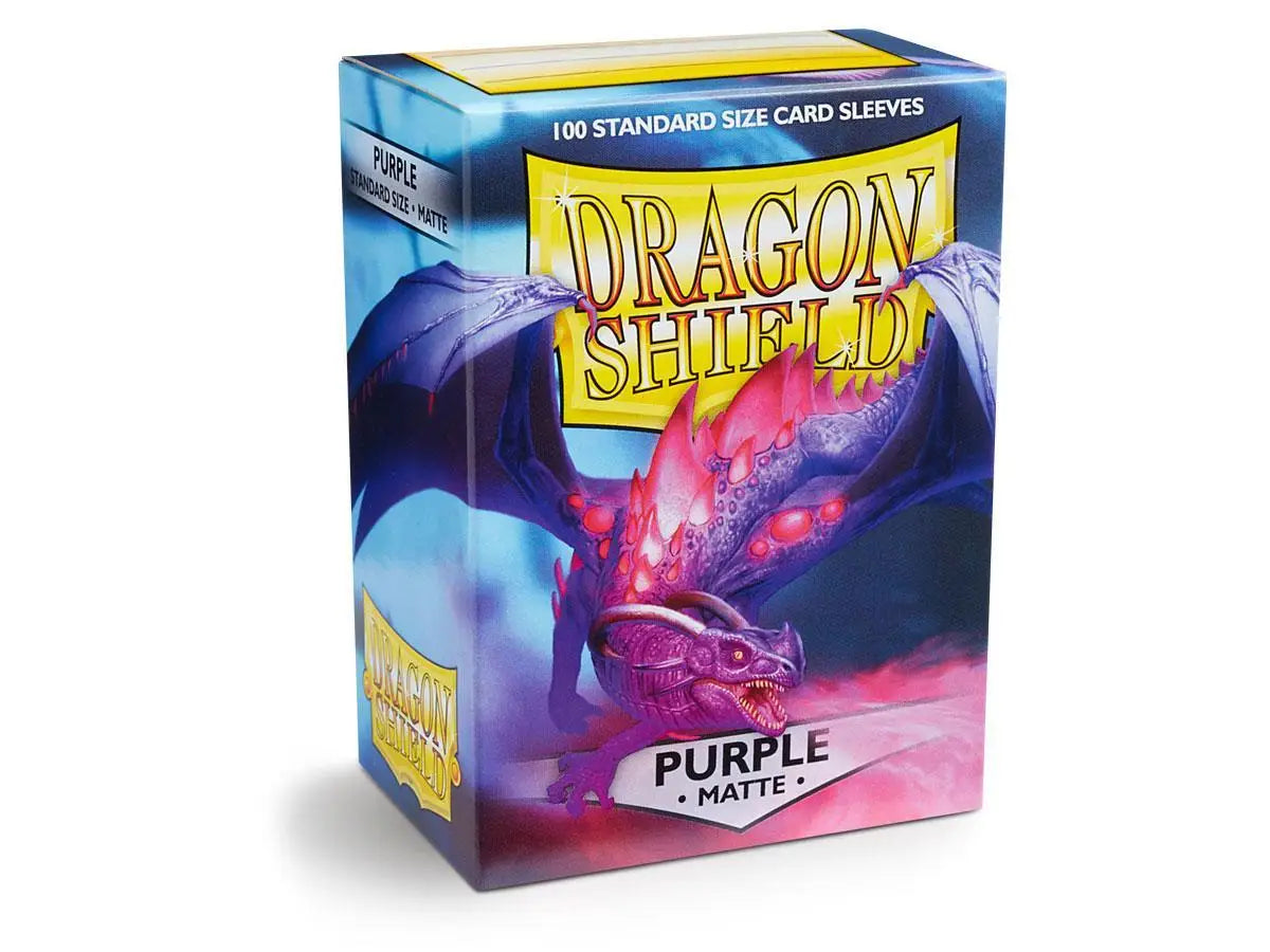 Dragon Shield Matte Sleeves - Purple ‘Miasma’ 100ct - Gaming Supplies - Card Sleeves