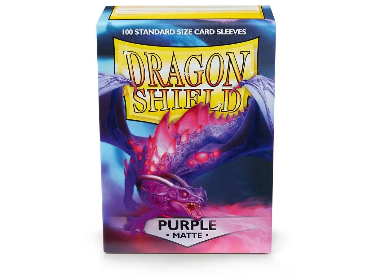 Dragon Shield Matte Sleeves - Purple ‘Miasma’ 100ct - Gaming Supplies - Card Sleeves