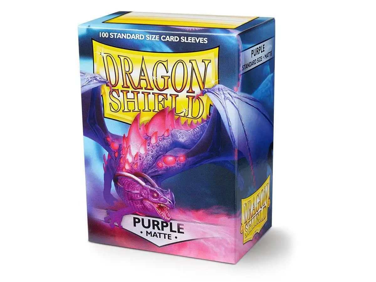 Dragon Shield Matte Sleeves - Purple ‘Miasma’ 100ct - Gaming Supplies - Card Sleeves