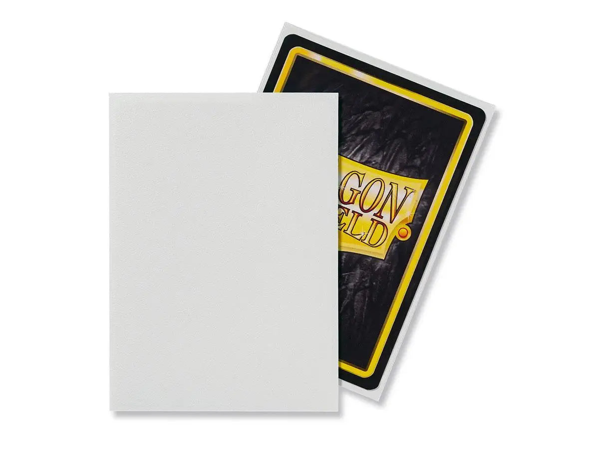 Dragon Shield Matte Sleeves - White ‘Bounteous’ 100ct - Gaming Supplies - Card Sleeves