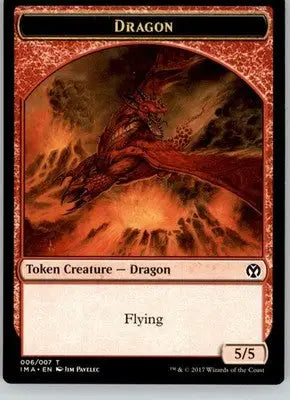 Dragon Token (006) - Iconic Masters - 6 - LP Magic: The Gathering - Magic Card Single
