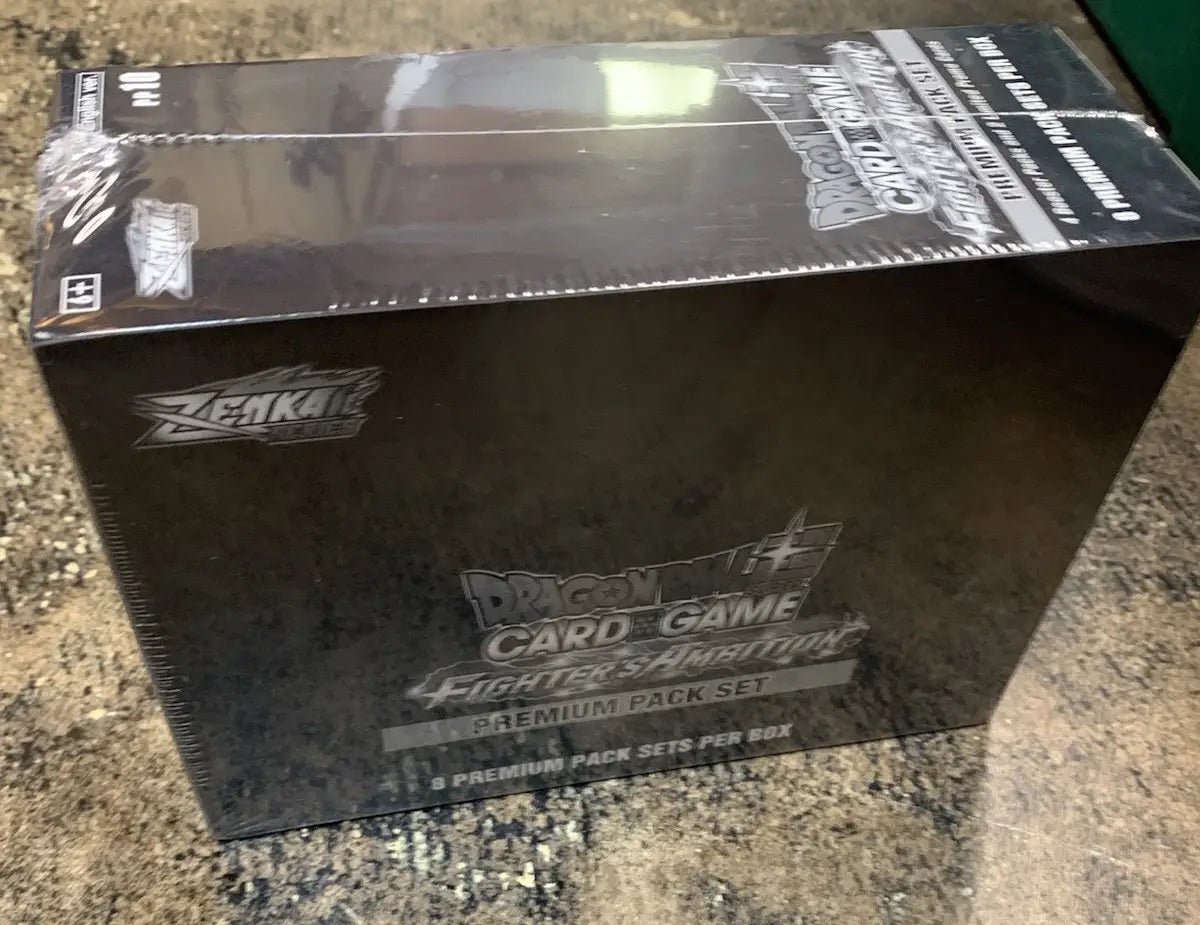 DRAGONBALL SUPER TCG Sealed Display Box 8x Premium Pack FIGHTER’S AMBITION PP10 - TCG Card Box