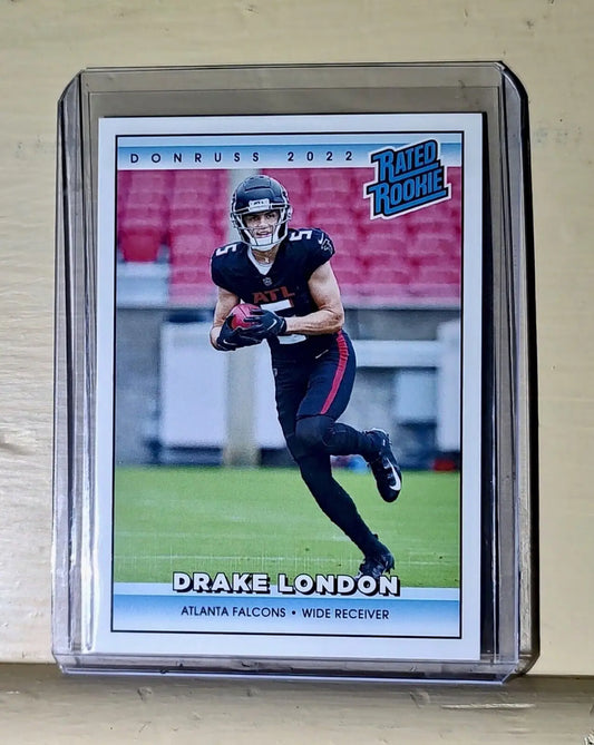 Drake London 2022 NFL Panini #4 Rated Rookie Retro Football Card 1/4094 - Football Card Single
