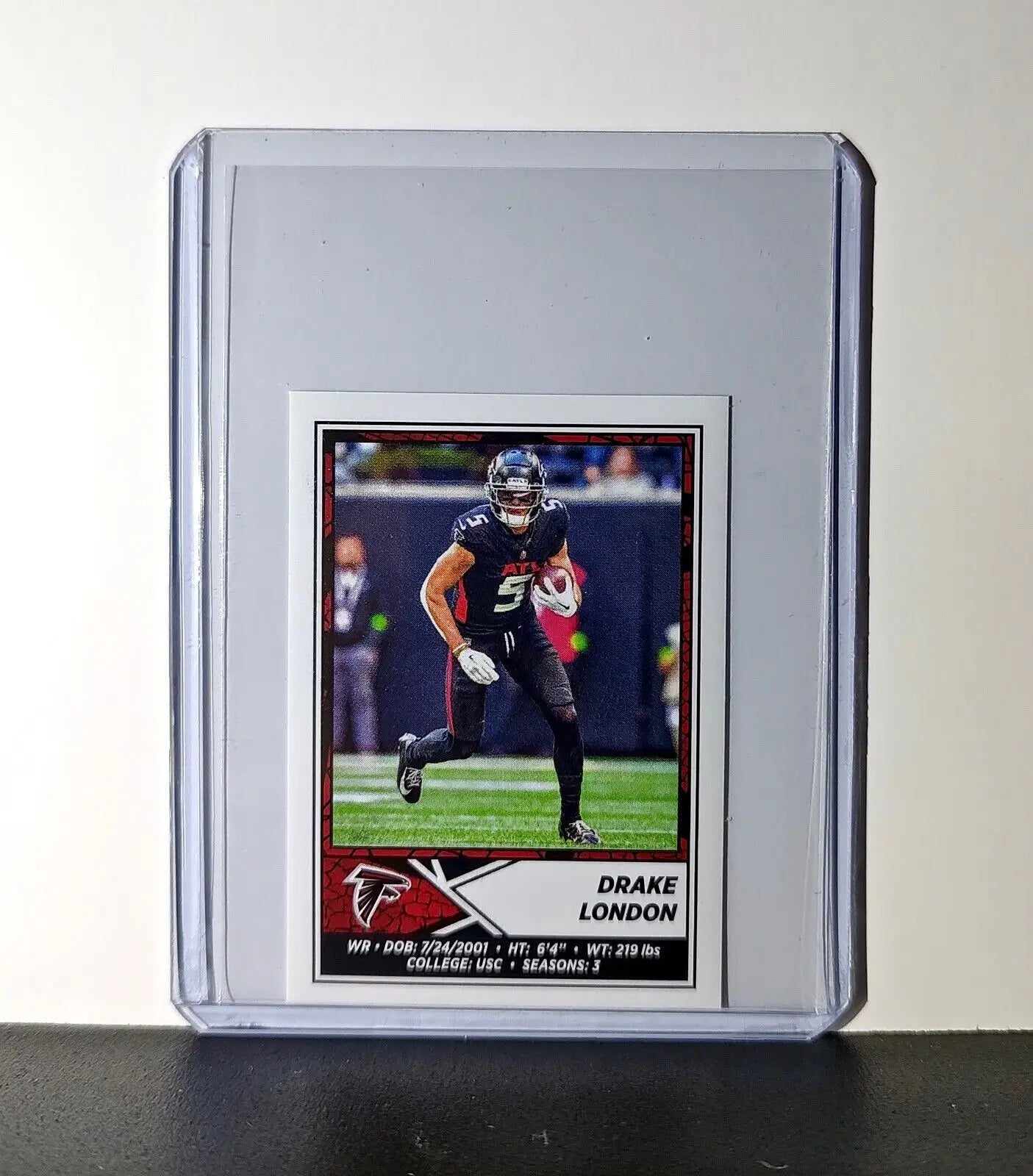 Drake London 2024 Panini NFL Sticker #430 Atlanta Falcons - Football Card Single