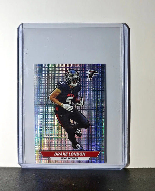 Drake London 2024 Panini NFL Sticker #436 Foil Atlanta Falcons - Football Card Single