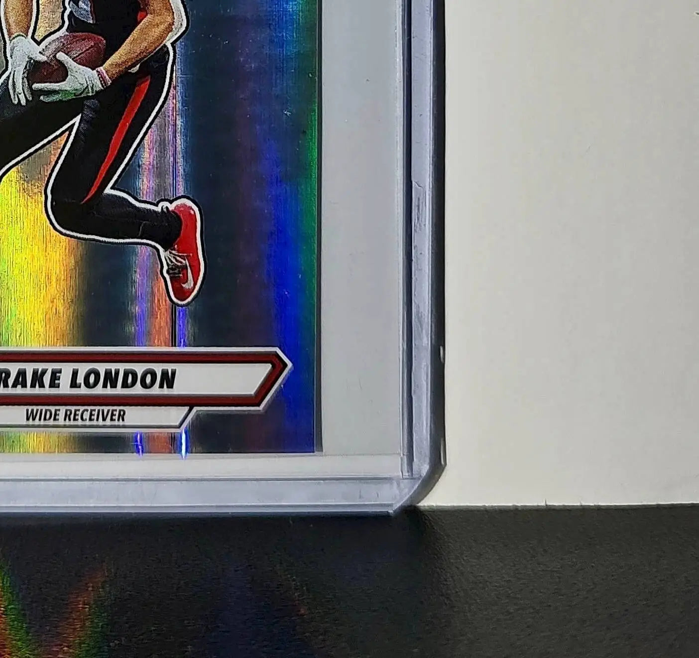 Drake London 2025 Panini NFL #423 Foil Sticker Atlanta Falcons