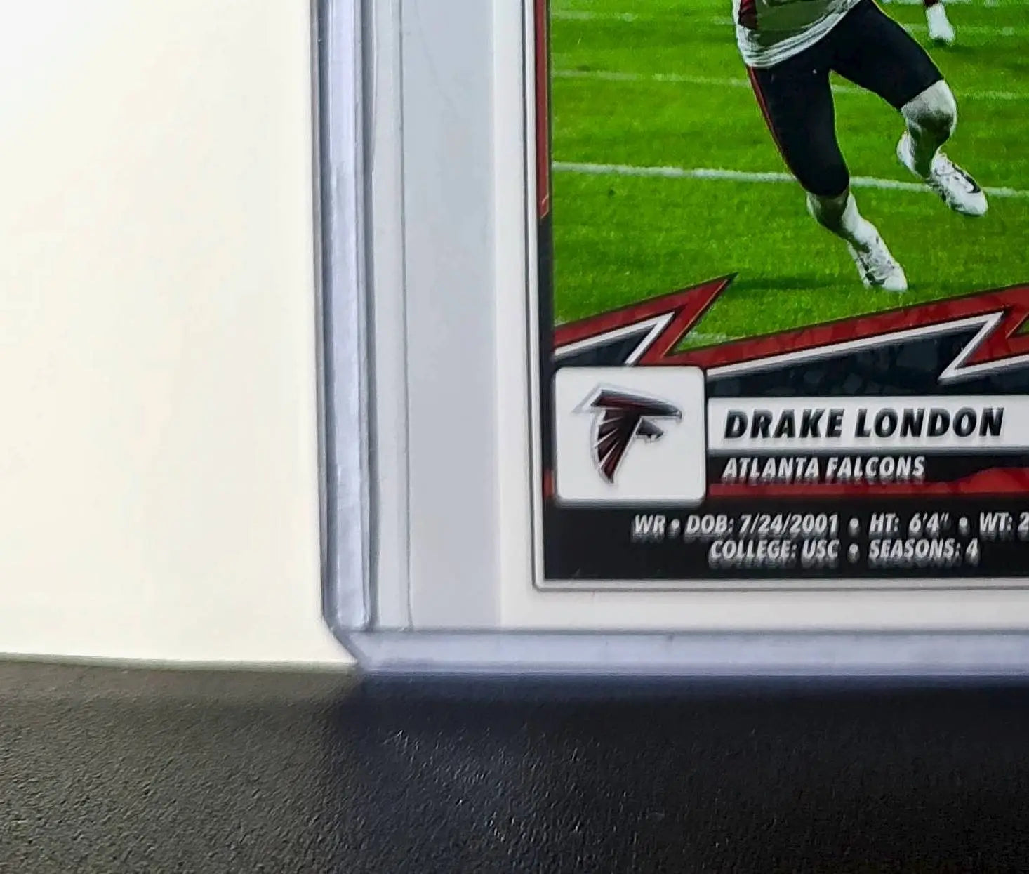 Drake London 2025 Panini NFL #428 Sticker Atlanta Falcons