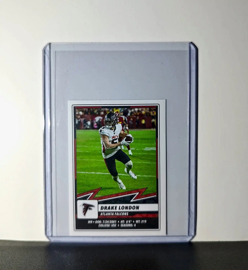 Drake London 2025 Panini NFL #428 Sticker Atlanta Falcons