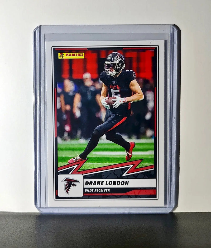 Drake London 2025 Panini NFL #65 Sticker Card Atlanta Falcons