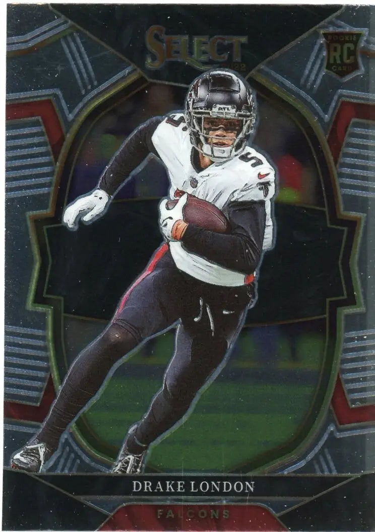 Drake London Rookie 2022 Panini Select Concourse #35 Atlanta Falcons Football - Football Card Single