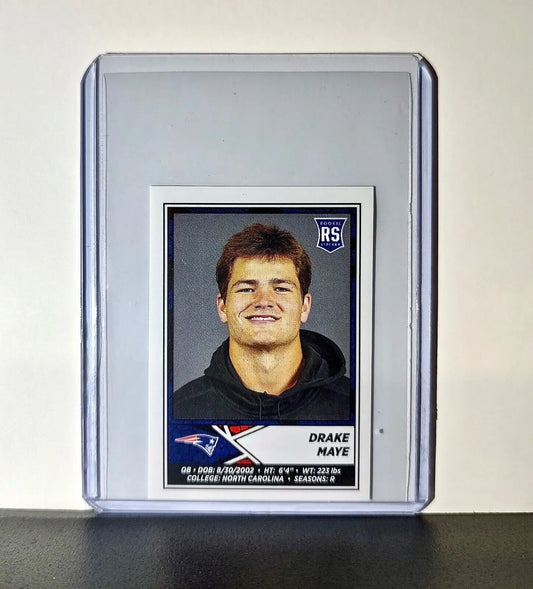 Drake Maye 2024 Panini NFL Sticker #76 Rookie New England Patriots - Football Card Single