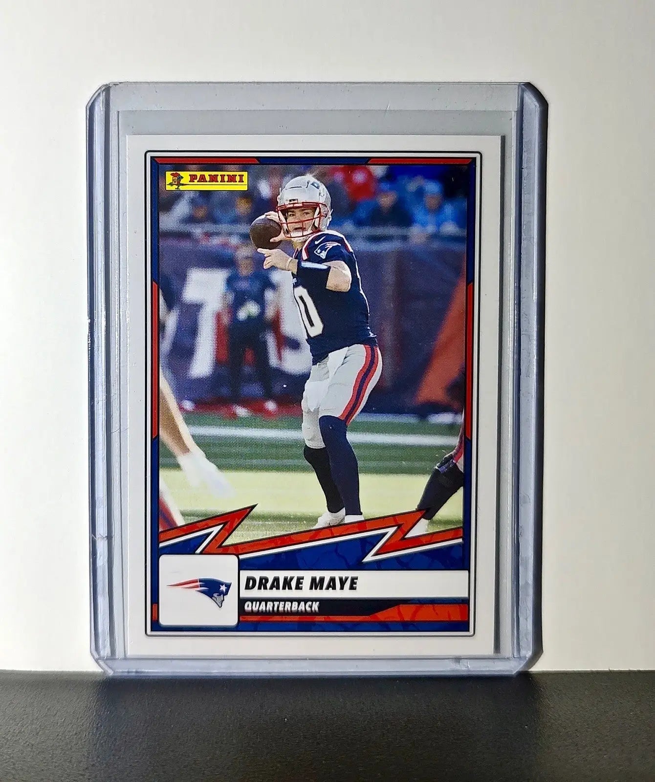 Drake Maye 2025 Panini NFL #35 Sticker Card New England Patriots