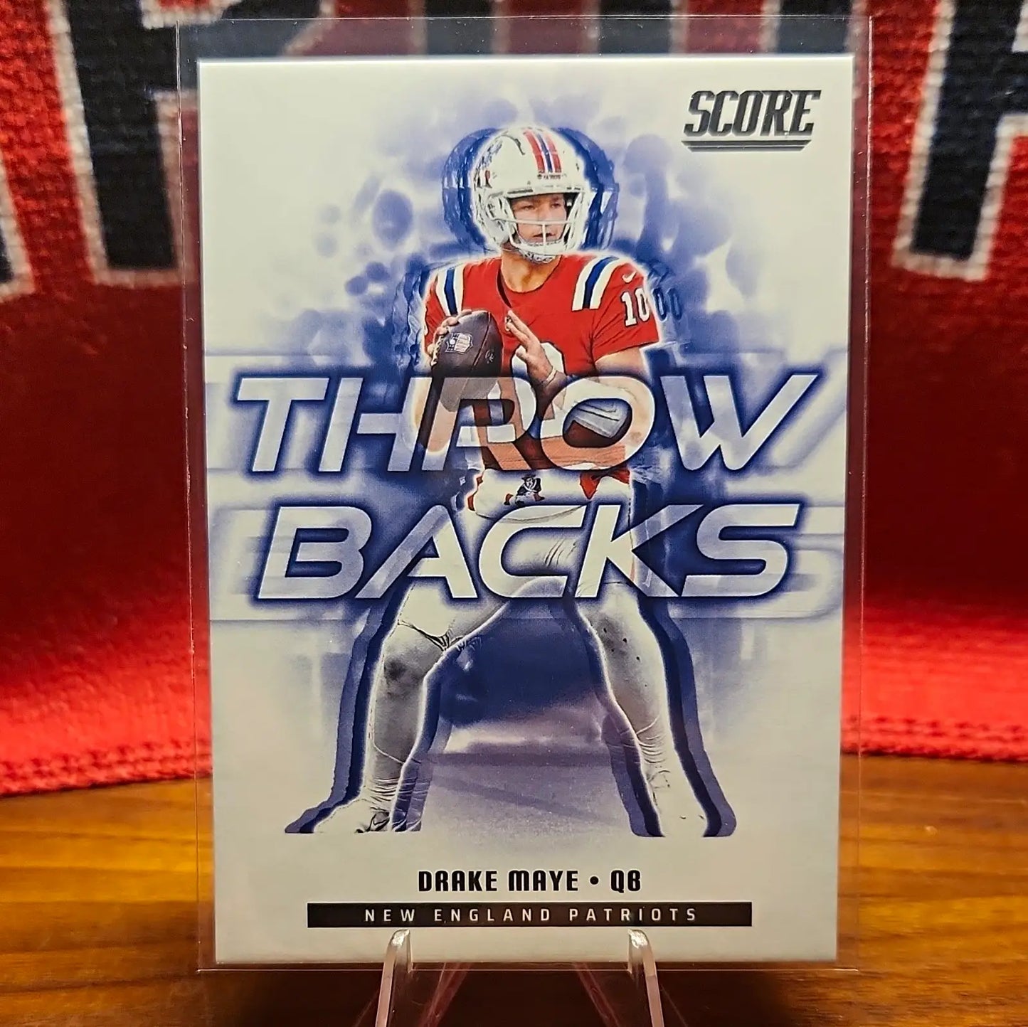 Drake Maye 2025 Panini Score Throwbacks Insert #3 Football Card Patriots NFL - Football Card Single