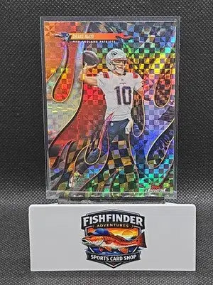 Drake Maye 2025 Topps Finest Football #T-25 Torchers X-Fractor Patriots - Football Card Single