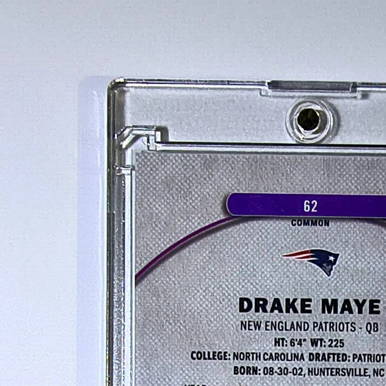Drake Maye 2025 Topps Finest NFL #62 Football Card New England Patriots - Football Card Single