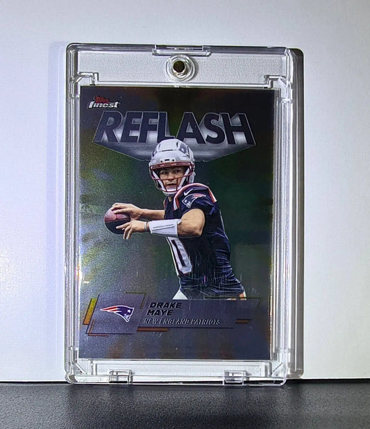Drake Maye 2025 Topps Finest NFL #RF-5 Reflash Card New England Patriots - Football Card Single
