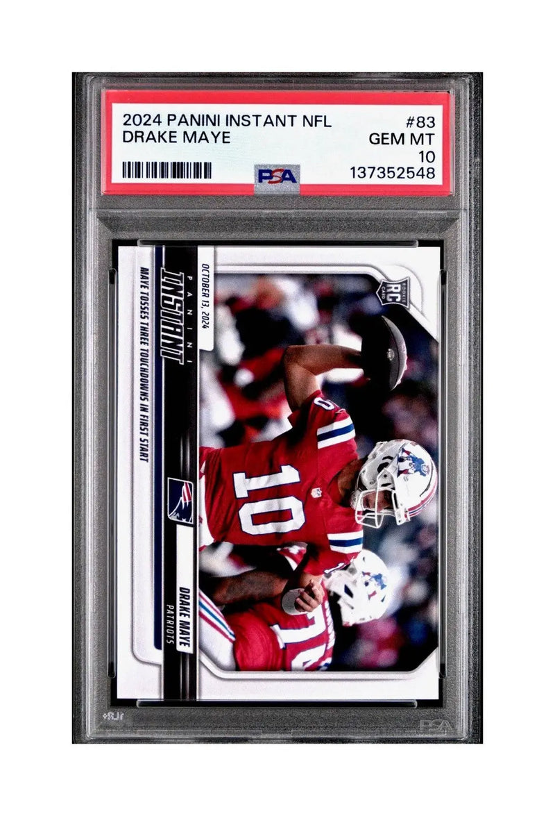 Drake Maye Rookie 2024 Panini Instant NFL #83 PSA 10 Gem Mint