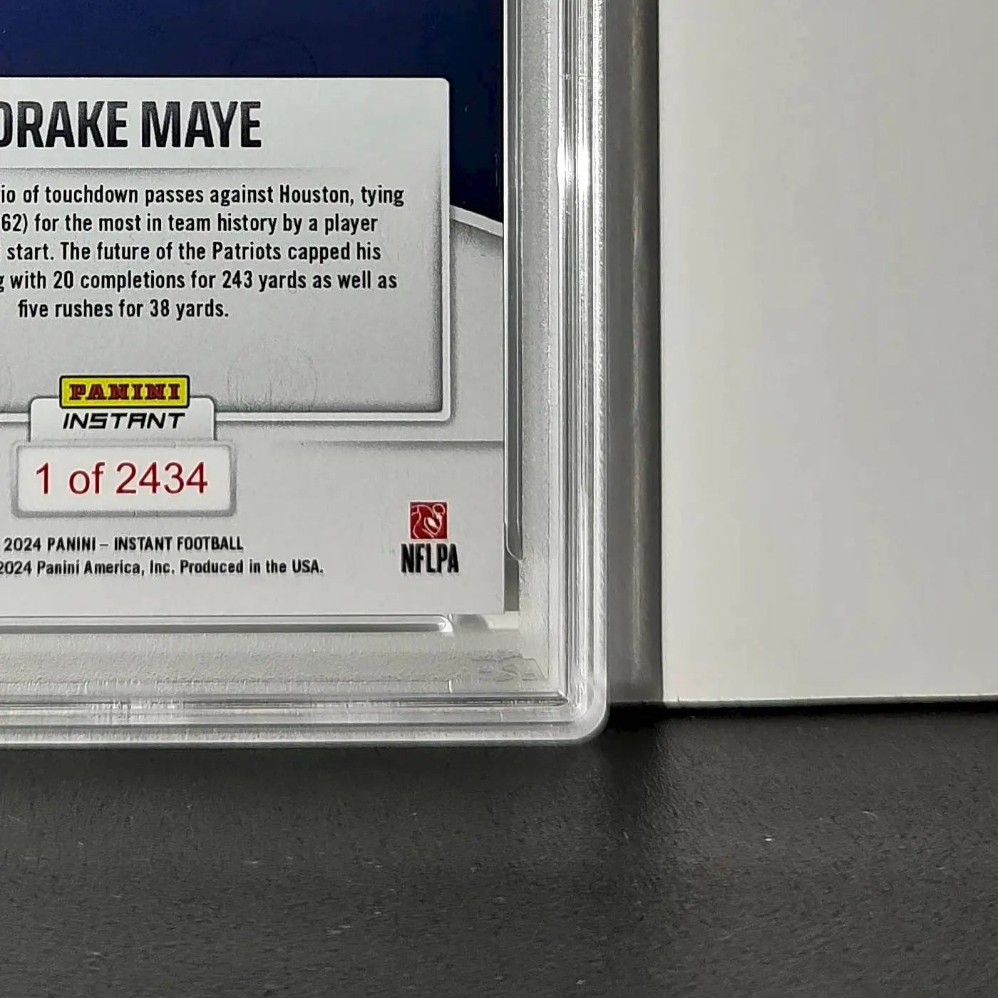 Drake Maye Rookie 2024 Panini Instant NFL #83 PSA 10 Gem Mint - Football Card Single