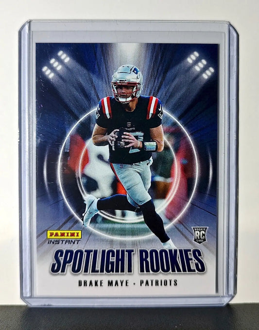 Drake Maye Rookie 2024 Panini Spotlight Rookies NFL #4 Card Patriots 1 of 1426 - Football Card Single