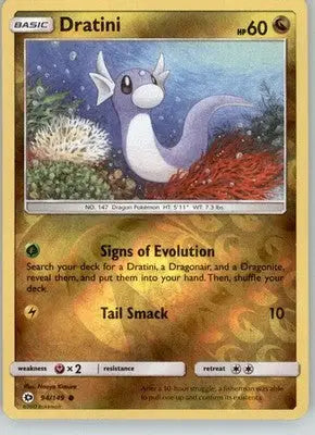 Dratini - SM Base Set - 94/149 - Reverse Holo LP Pokemon - Pokémon Card Single