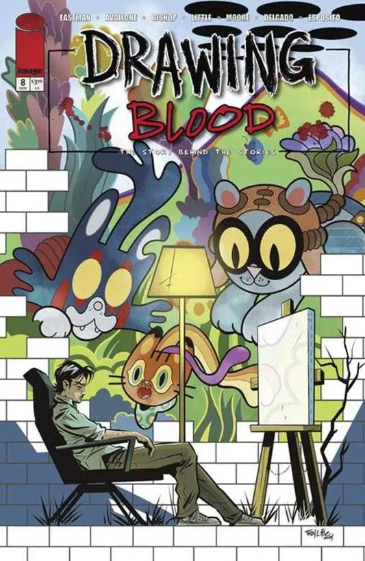 Drawing Blood #8 (Of 12) Cover C Troy Little Variant - Comic Book