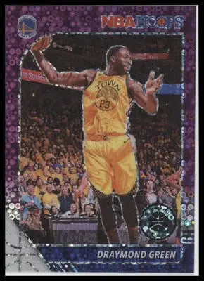 Draymond Green 2019-20 Hoops Premium Purple Disco #62 Golden State Warriors - Basketball Card Single