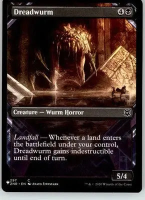 Dreadwurm (Showcase) - Zendikar Rising - 297 - NM Magic: The Gathering - Magic Card Single