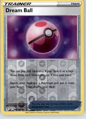 Dream Ball - Evolving Skies - 146/203 - Reverse Holo LP Pokemon - Pokémon Card Single