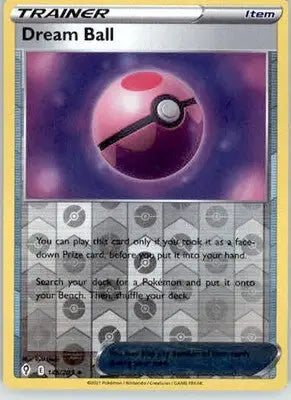 Dream Ball - SWSH07: Evolving Skies - 146/203 - Reverse Holo LP - Pokémon Card Single