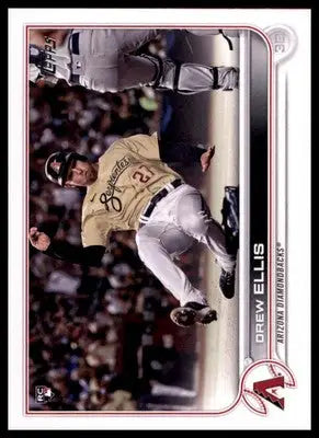 Drew Ellis Rookie 2022 Topps #298 Arizona Diamondbacks - Baseball Card Single