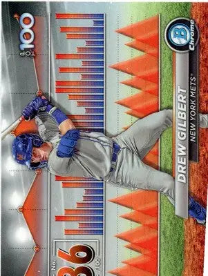 Drew Gilbert 2024 Bowman Bowman Scouts’ Top 100 #BTP-36 New York Mets - Baseball Card Single