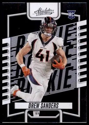 Drew Sanders Rookie 2023 Panini Absolute Retail #177 Denver Broncos - Football Card Single