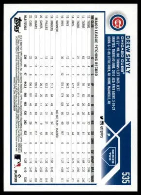 Drew Smyly 2023 Topps #535 Chicago Cubs - Baseball Card Single