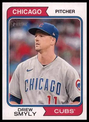 Drew Smyly 2023 Topps Heritage #347 Chicago Cubs - Baseball Card Single