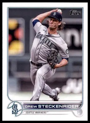 Drew Steckenrider 2022 Topps Update #US205 Seattle Mariners - Baseball Card Single